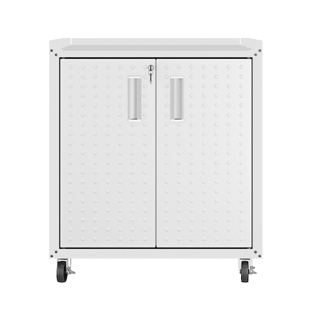 Fortress 31.5 Mobile Garage Cabinet With Shelves